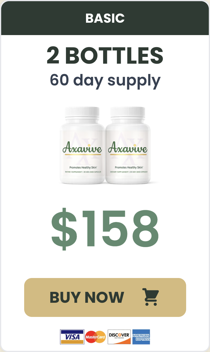 Axavive 2 bottle 60 day supply package - basic - $158